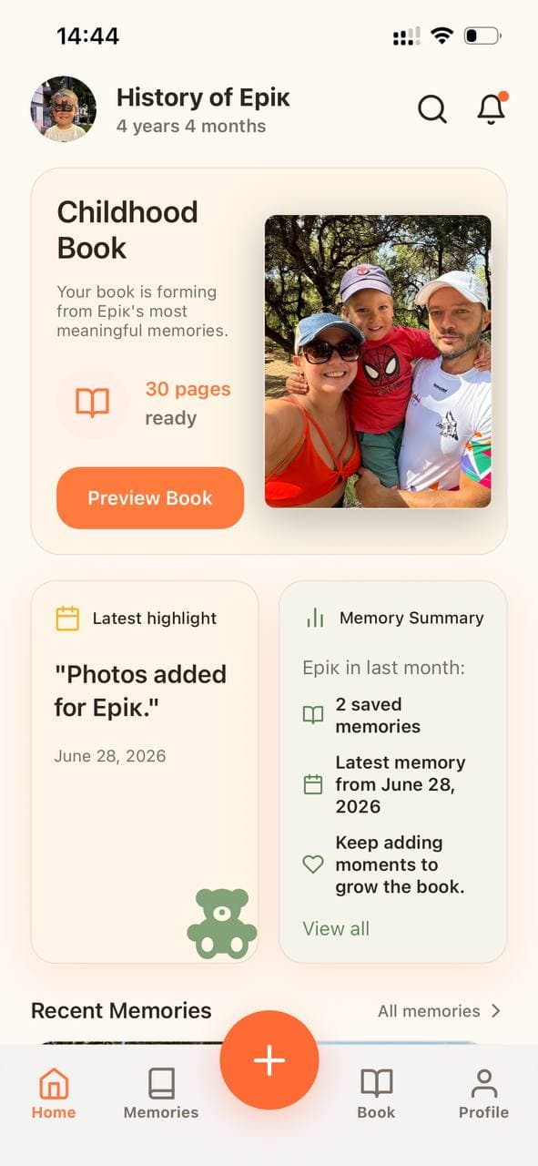 Childhood Book app preview
